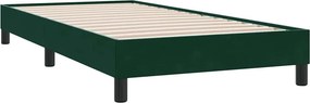 vidaXL Box Spring Κρεβάτι χωρίς στρώμα 200x220 cm Βελούδινο