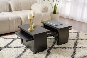 Coffee Table Sanctuary - Wood Black Wood Black