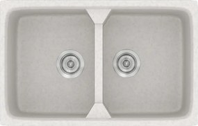 Sanitec Classic 318 (78×51) - Γρανιτένιος νεροχύτης - Metallic ICE