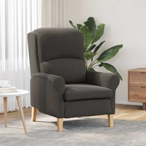 vidaXL Πολυθρόνα Σκούρο γκρι 76 x 94 x 102 εκ. ύφασμα