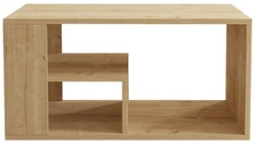 Τραπέζι σαλονιού Sobu pakoworld σε oak απόχρωση 80x50x40εκ (1 τεμάχια)