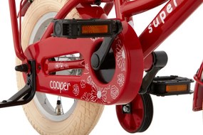 Cooper 14 Inch 21,5 cm Girls Coaster Brake Red