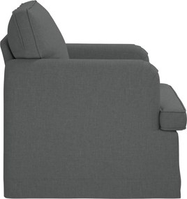 vidaXL Καναπές Σκούρο Γκρι 84 x 80 x 85 εκ ύφασμα