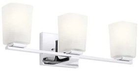 Απλίκα Φωτιστικό Μπάνιου 3xG9 Χρώμιο IP44 Roehm KL-ROEHM3-PC Elstead Lighting KL-ROEHM3-PC Χρώμιο