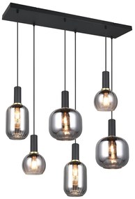 Φωτιστικό Κρεμαστό Trio Lighting DIVA 319800632 Μαύρο Ματ (Black Mat)