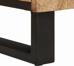 vidaXL Πλαϊνό γραφείο Καφέ 40 x 33 x 75 εκ. Στερεό ξύλο μάνγκο