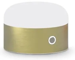 Επαναφορτιζόμενο Επιτραπέζιο Φωτιστικό LED 5W Ορείχαλκος Dimmer Αφής Mignon 334981 Ideal Lux 334981