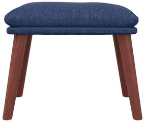 vidaXL Υποπόδιο Μπλε 45 x 29,5 x 35 εκ. Υφασμάτινο