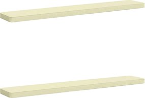 vidaXL Μαξιλάρια Πάγκου 2 Τεμαχίων VUGHT 2 pcs 100% Πολυεστέρας Κρεμ
