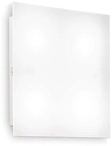 Πλαφονιέρα Flat 134901 40x5x40cm 4xGX53 15W 3000K White Ideal Lux