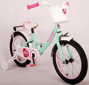 Ashley 16 Inch 23 cm Girls Coaster Brake Mint Green/White