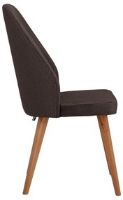 Καρέκλα τραπεζαρίας New Melanie Fylliana Ύφασμα Καφέ 46x48x93εκ. 2αδα 46x48x93 εκ.