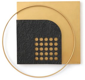 Διακοσμητικό Τοίχου ArteLibre Γεωμετρικά Σχήματα Μέταλλο 65x63x4.5cm