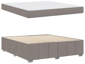 vidaXL Σκελετός Κρεβατιού Taupe 180 x 200 cm ύφασμα