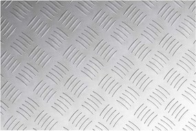 vidaXL Σκαλοπάτι Ορθογώνιος 2 pcs Ασημί 60 x 40 cm Αλουμίνιο