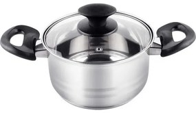 Lamart Κατσαρόλα Leger Φ16x9.5cm 1.8lt Stainless Steel Ασημί LTB1695