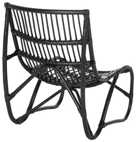 ΠΟΛΥΘΡΟΝΑ GRINN HM9815.02 ΡΑΒΔΟΙ RATTAN ΣΕ ΜΑΥΡΟ 56,5x73,5x79,5Υ εκ.