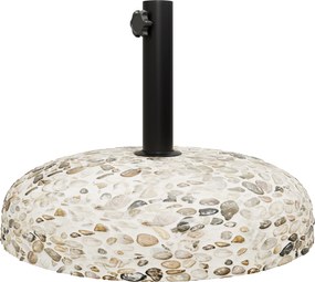 Βάση ομπρέλας Nimbus pakoworld τσιμέντο ψηφιδωτή 35kg Φ50εκ