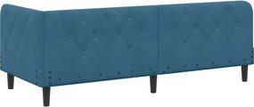 vidaXL Κρεβάτι Γωνίας Μπλε 80 x 200 cm Βελούδο