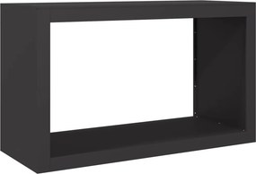 vidaXL Ράφι Καυσόξυλων Μαύρο 100x40x60 εκ. Ατσάλινο