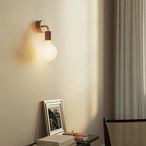 Σωληνάκι προέκτασης με καμπύλη 5 cm μεταλλικό Μπρονζέ