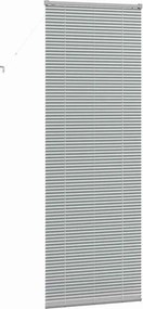 vidaXL Βενετσιάνικες Ρόδες Ασημί 220 x 80 εκ Αλουμίνιο