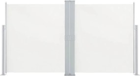 vidaXL Σκίαστρο Πλαϊνό Συρόμενο Κρεμ 140 x 600 εκ.