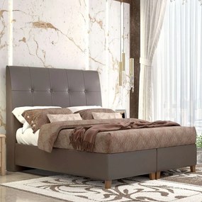 Κρεβάτι Νο60 160x200x120cm Brown Υπέρδιπλο