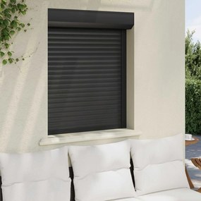 vidaXL Ρολό εισόδου Ανθρακί 80 x 100 cm Αλουμίνιο και Πολυουρεθάνη