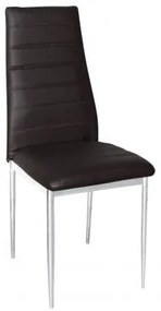 JETTA καρέκλα Χρώμιο/Pu Σκ.Καφέ 40x50x95 cm ΕΜ966Χ,56