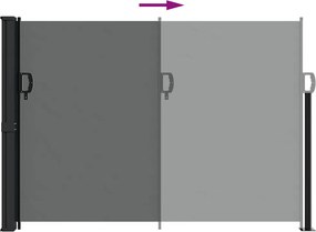 vidaXL Πτυσσόμενη Πλαϊνή Τέντα Ανθρακί 140x600 εκ.