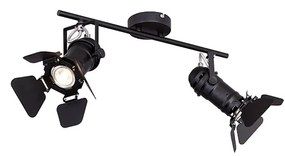 Φωτιστικό Οροφής Globo Lighting Egon 54650-2B Μαύρο