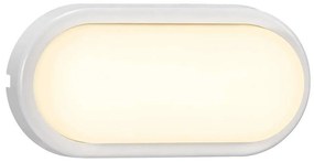 Φωτιστικό Τοίχου Cuba Energy Oval 2019181001 20,5x10cm Led 700Lm 6,5W 3000K IP54 White Nordlux Plastic