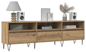 vidaXL Έπιπλο Τηλεόρασης τεχνίτης Δρυς 150x30x44,5 εκ.