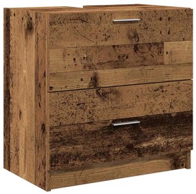 vidaXL Ντουλάπι Νεροχύτη Παλιό Ξύλο 59 x 37 x 59 cm Επεξεργασμένο ξύλο