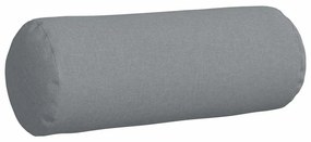 vidaXL Μαξιλάρια Στήριγμα 2 pcs Ανοιχτό γκρι Ø 25 x 70 cm ύφασμα