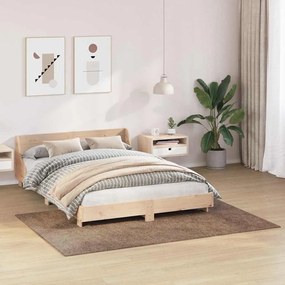 vidaXL Χαλί Καφέ 140 x 200 cm Πολυπροπυλένιο