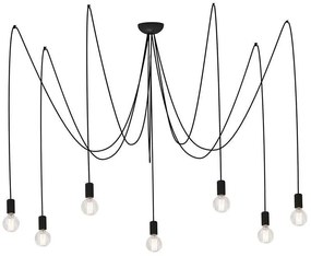 Φωτιστικό Οροφής Spider VII 6785 Black Nowodvorski Plastic