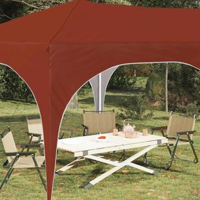 vidaXL Αυτοσχέδιο Μόρφωση 574 x 289 x 245 cm Τερακότα Ύφασμα Όξφορντ