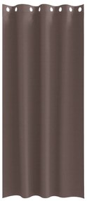 vidaXL Κουρτίνες 2 pcs Σκούρο καφέ Σκούρο καφέ 225 x 140 εκ.