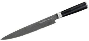 Μαχαίρι Τεμαχισμού MO-V Stonewash SM-0045B 23cm Black Samura Stainless Steel