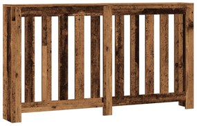 vidaXL Κάλυμμα Καλοριφέρ Όψη Παλαιού Ξύλου 149x20x82 εκ. Επεξ. Ξύλο