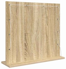 vidaXL Καθρέφτης τουαλέτας με καθρέφτη Δρύς Sonoma 60 x 55 x 18 εκ.