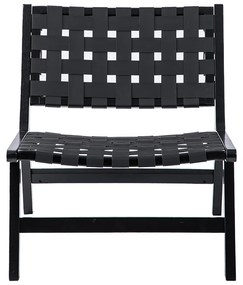 Καρέκλα Cypress pakoworld pu μαύρο - Ξύλο - 236-000005