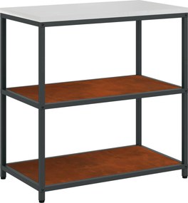 vidaXL Σετ Αποθήκευσης Κουζίνας HATTEM 3 pcs Σκ rusty Ατσάλι