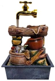 Διακοσμητικό Συντριβάνι Feng Shui - Resin craft bonsai running water ornament