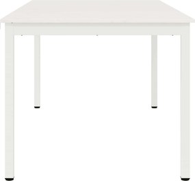 vidaXL Τραπεζαρία Λευκό 180 x 90 x 75 cm Στερεά ξυλεία πεύκου