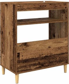vidaXL Βάση πικάπ Παλαιωμένο ξύλο 71 x 39,5 x 83 εκ.