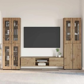 vidaXL Σετ επίπλου τηλεόρασης FLORIN 3 pcs Artisan Oak