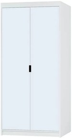 Ντουλάπα Ester 2D δίφυλλη-Leuko